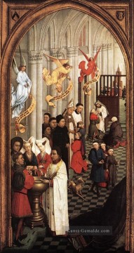  flügel - sieben Sakraments linken Flügel Rogier van der Weyden